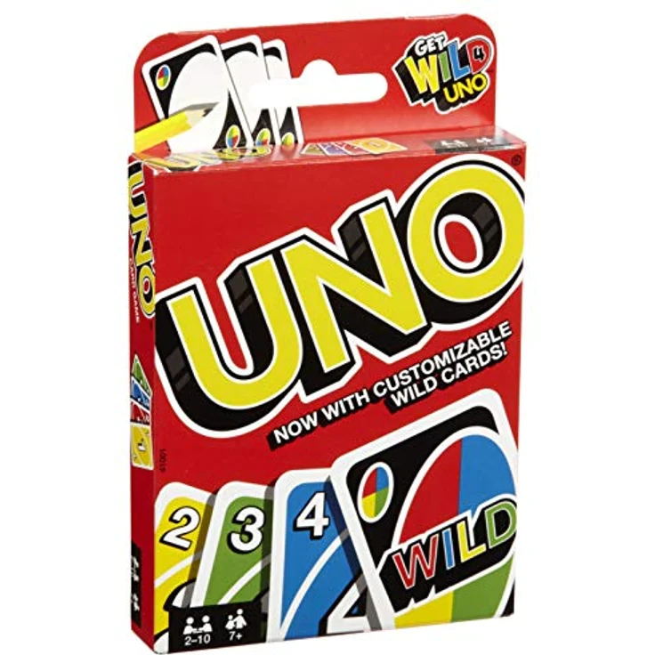 Mattel Games MTL-TOY05 UNO Kartenspiel, transparent, 200 g, MAT41001M – Bild 4