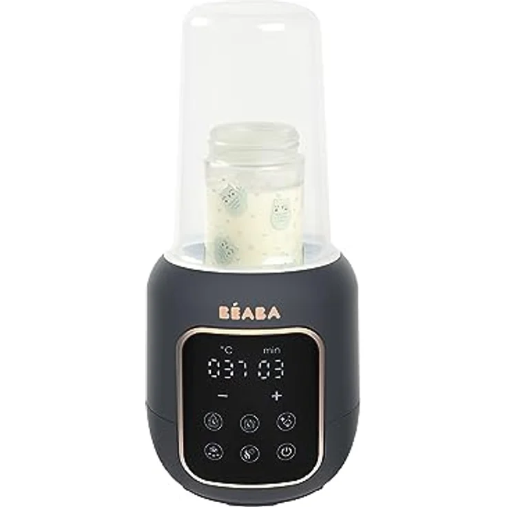 BÉABA, Flaschenwärmer/Sterilisator, Muttermilch-/Säuglingsmilchwärmer, Multifunktional: 5 Modi, Wasserbadfunktion, Erwärmen von Gläschen, Auftauen, Schnellmodus, Sterilisationsmodus, Multi Milk – Bild 1
