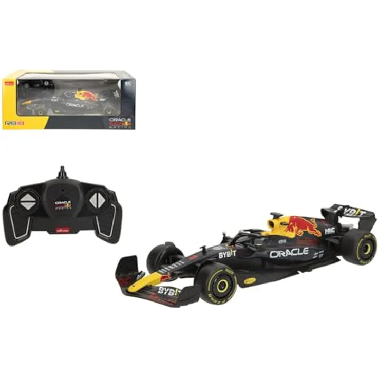 ColorBaby 41287 Rastar F1 Oracle Red Bull Racing RB18, Maßstab 1:18, ferngesteuert, Frequenz 2,4 GHz, 6 Richtungen, Marineblau – Bild 1