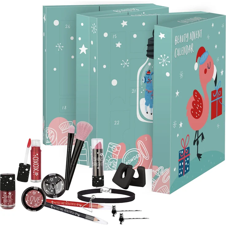fesh! All for you! Beauty Adventskalender 21900E00, Hochwertiger Makeup Adventskalender mit trendigen Accessoires, niedlichem Design – Bild 1