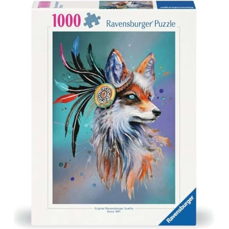Ravensburger Puzzle 12000519 - Boho Fuchs - 1000 Teile Puzzle für Erwachsene und Kinder ab 14 Jahren, Tier-Puzzle, Boho-Deko – Bild 1