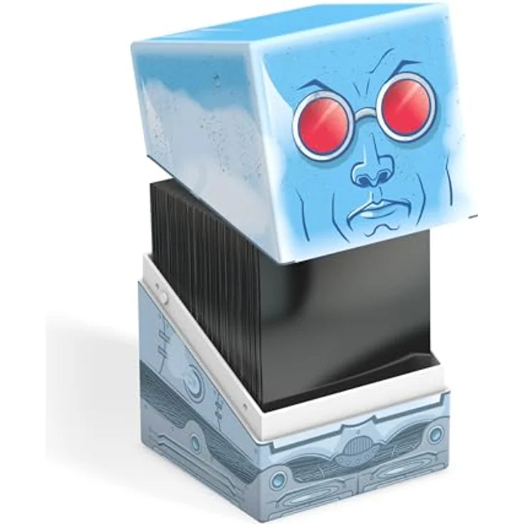 Squaroes Squaroe Batman: Gotham City GC010 - Mr. Freeze, Sammelbox für 100 Spielkarten, hergestellt aus 78% erneuerbaren Rohstoffen – Bild 5