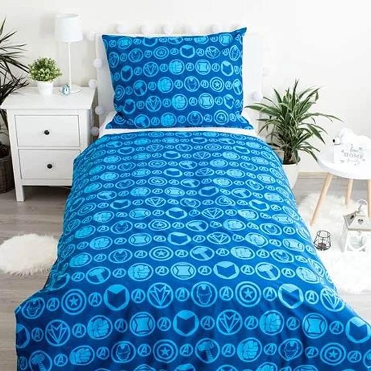 Jerry Fabrics Bettwäsche Set Avengers Leuchtend im Dunkeln, 100% Baumwolle, Größe: 140 x 200 cm, 70 x 90 cm – Bild 3