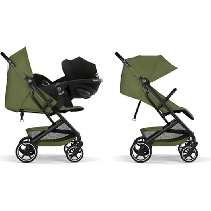 Cybex Beezy Buggy 2026, kompakter Stadt-Buggy mit flacher Liegeposition, Moos Green, für Kinder bis 22 kg – Bild 5