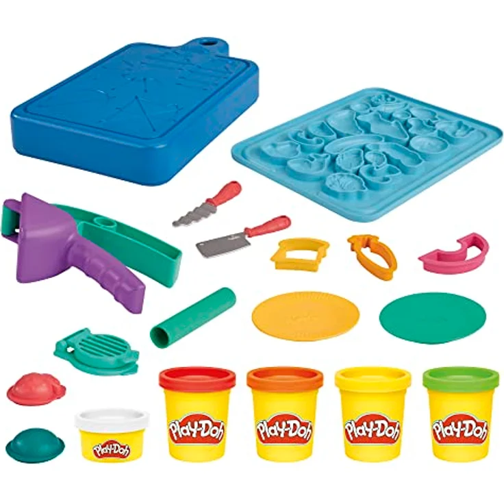 Play-Doh Kleiner Chefkoch Starter-Set mit 14 Küchen-Accessoires, Vorschulspielzeug – Bild 1