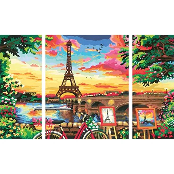 Ravensburger 20134 - CreArt Malen nach Zahlen, Paris Reflections, Malset – Bild 2
