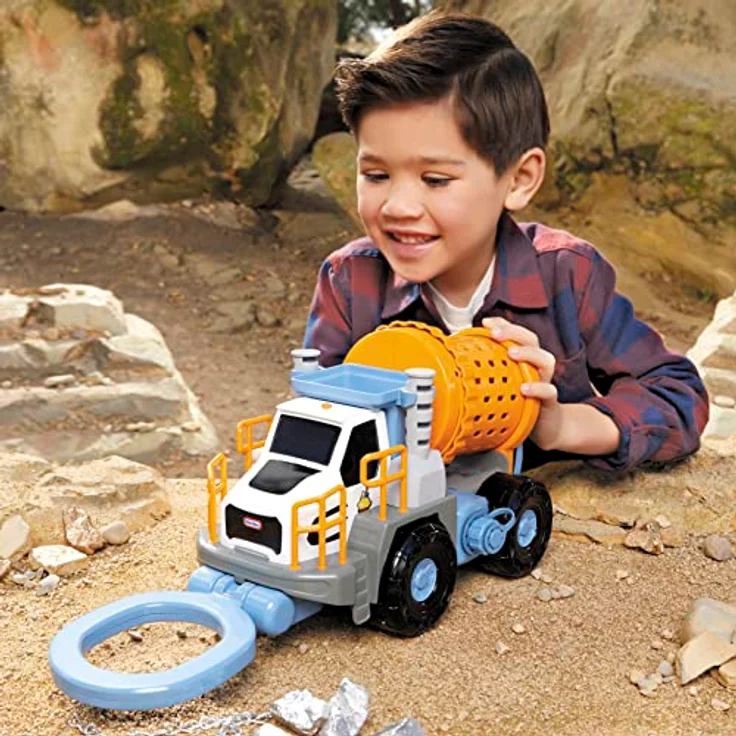 Little Tikes Big Adventures Set Bergbauwagen, batteriebetriebenes Spielzeugauto für Kinder ab 3 Jahren, mehrfarbig, langlebig und interaktiv – Bild 2