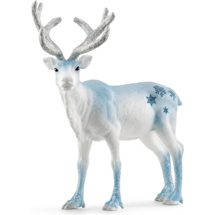 Schleich Weihnachtliches Frostiges Rentier 2024, silbernes Geweih, Special Edition, 12,7 x 5,3 x 11,8 cm – Bild 1
