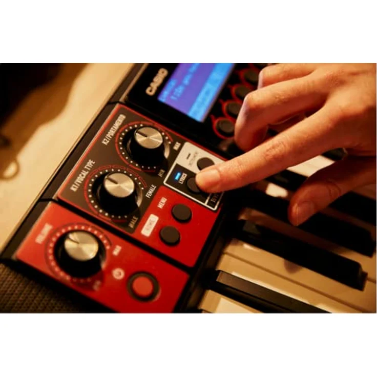 Casio CT-S1000V CASIOTONE Top Keyboard mit Anschlagdynamik, 700 Sounds und 243 Begleitrhythmen, Bluetooth Mid&Audio und Vocal Synthesis, schwarz rot – Bild 5