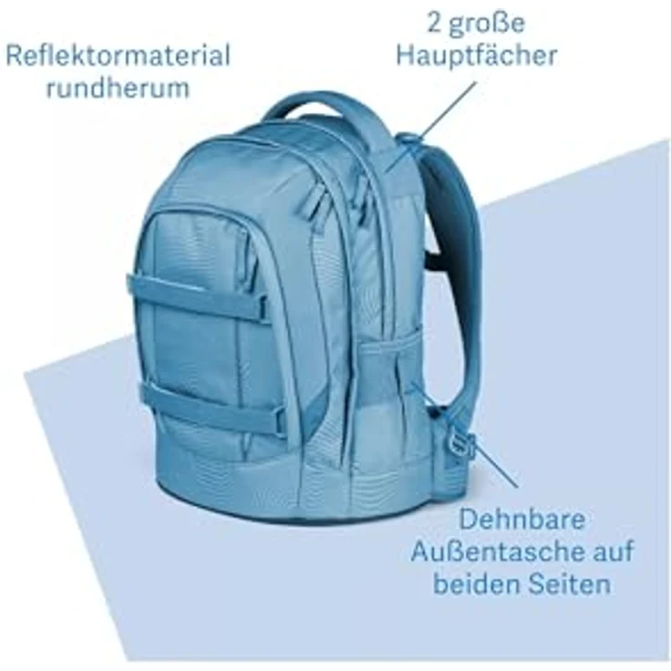 Satch Pack Schulrucksack Nordic Coral – Bild 3