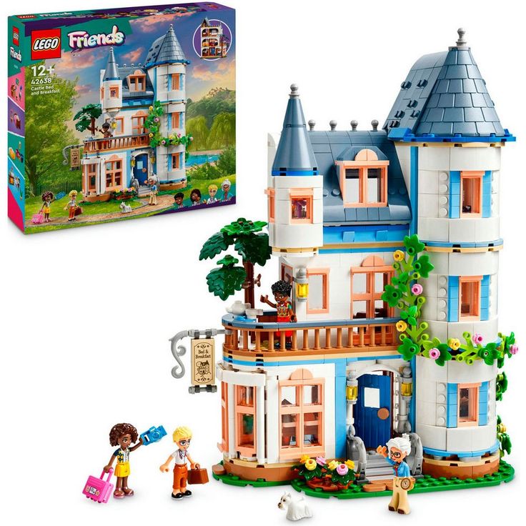 LEGO® Konstruktionsspielsteine Burg mit Ferienunterkunft (42638), LEGO Friends, (1311 St), Made in Europe