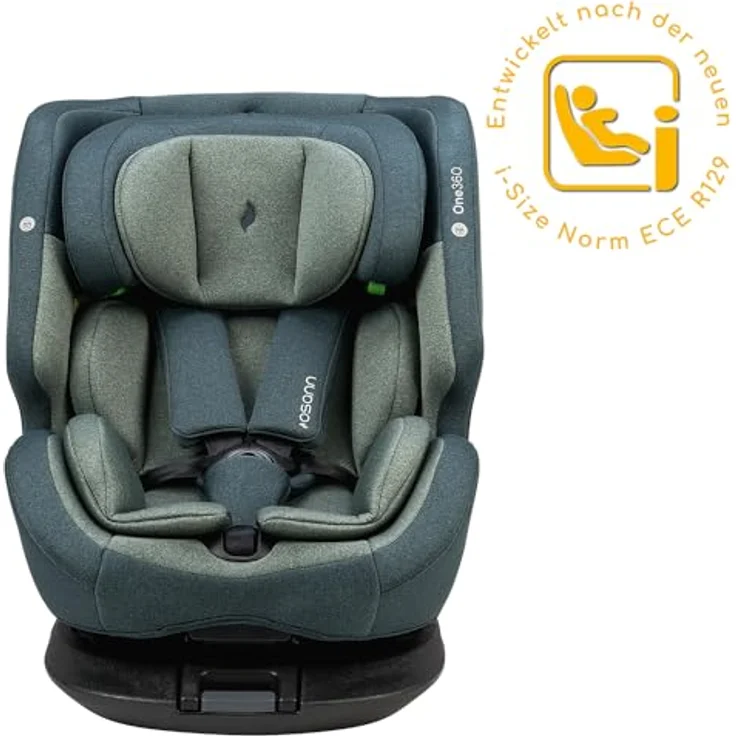 Osann Autokindersitz One360 i-Size, 360° drehbarer Reboarder Kindersitz Isofix, ab Geburt bis 12 Jahre, Baby Autositz – Bild 3