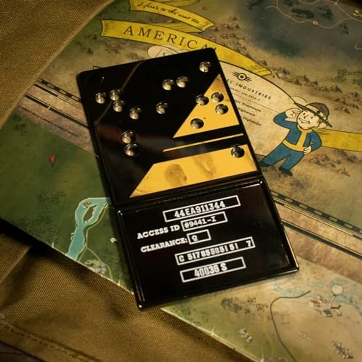 Fanattik Fallout Eternal Replik Nuclear Keycard, limitiert auf 5.000 Stück, Metall-Kostümzubehör – Bild 6