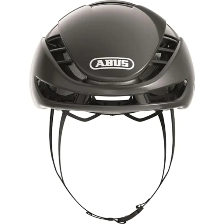 ABUS Rennradhelm GameChanger 2.0 - Aerohelm mit optimierter Aerodynamik und Belüftung - Größe M, Dunkelgrau – Bild 1