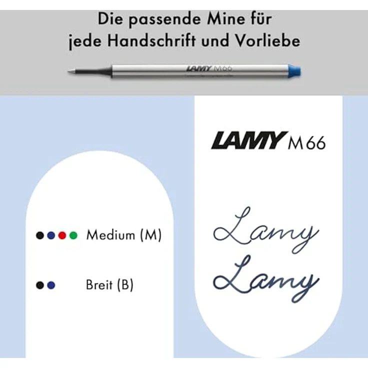 Lamy Swift, kappenloser Tintenroller mit versenkbarem Clip, blau – Bild 4