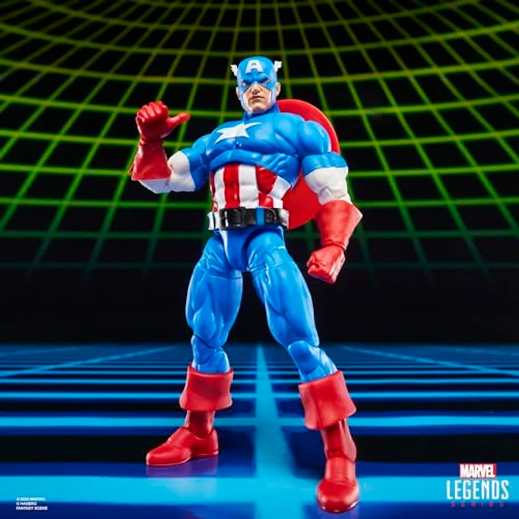 Marvel Legends Series Gamerverse Captain America vs Venom, Action-Sammelfiguren 15 cm mit 8 Accessoires und über 20 Bewegungspunkten – Bild 2