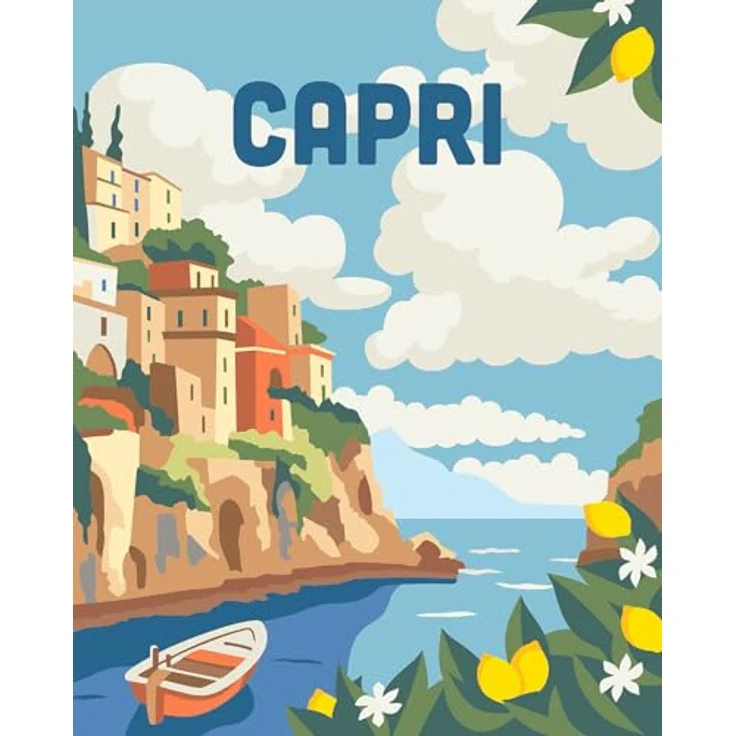 Ravensburger Malen nach Zahlen CreArt, Capri, für Erwachsene, mit leuchtenden Farben und glänzendem Lack, Made in Europe – Bild 3