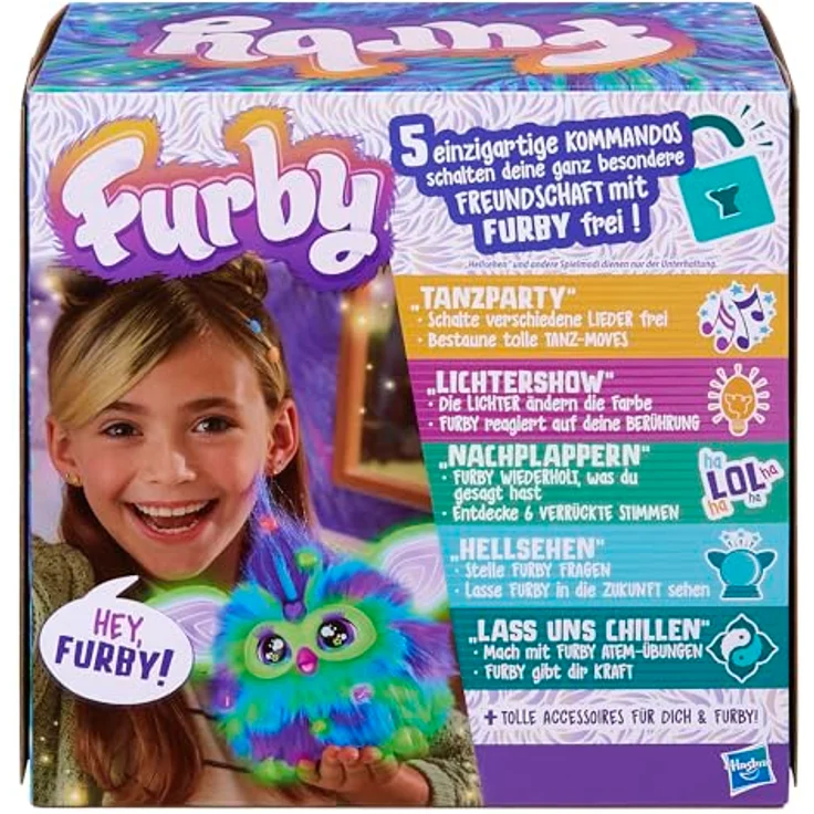 Hasbro Plüschfigur Furby Galaxy, interaktives Spielzeug mit Sound und leuchtender Funktion, geeignet ab 6 Jahren – Bild 7