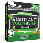 DENKRIESEN Stadt Land Vollpfosten® Das Kartenspiel – Fußball Edition | 200 Kategorien, 120 Spielkarten | Ab 8 Jahren | 3-6 Spieler | Familienspiel