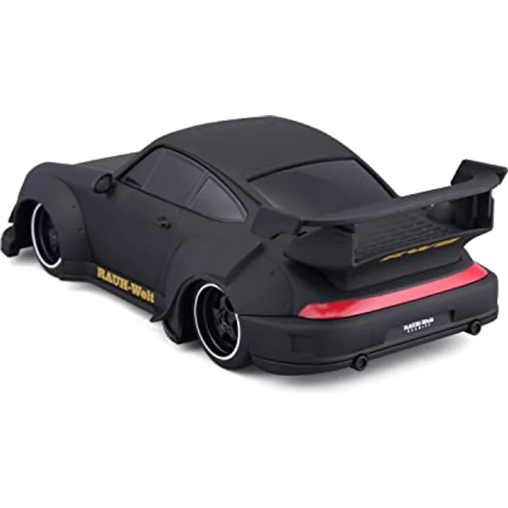 Maisto Tech R/C Porsche 993 RWB: Ferngesteuertes Auto im Maßstab 1:24, 2,4 GHz, mit Pistolengriff-Steuerung, ab 5 Jahren, matt schwarz (581533) – Bild 4