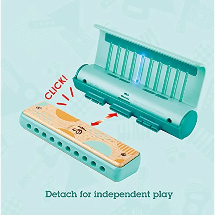 Hape Leuchtende Lern-Harmonica | Mundharmonika Musikspielzeug mit Licht für Kinder | ab 3 Jahren – Bild 4