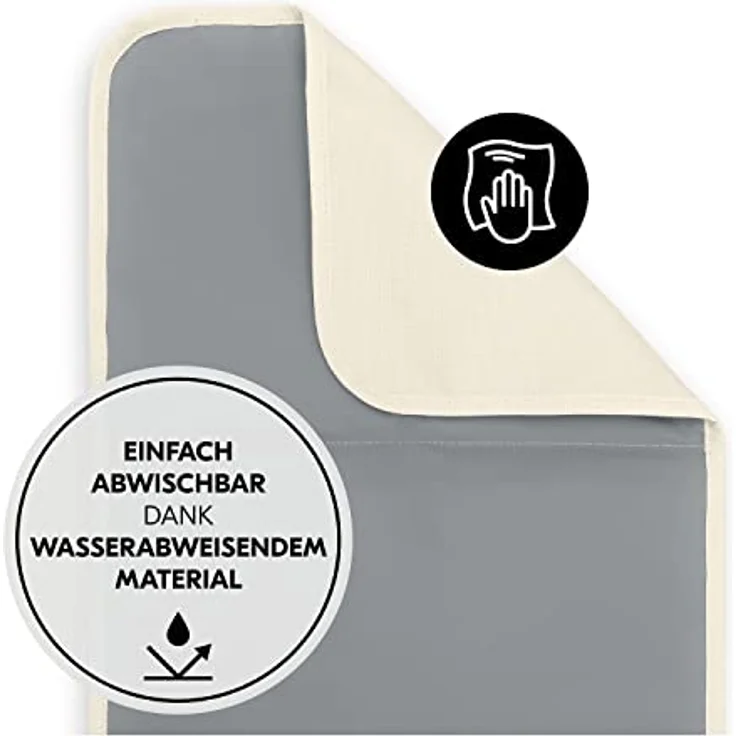 Hauck Wickeltasche Change N Walk - Beige, Windeltasche mit Wickelunterlage, Organizer, Wickeltetui mit Schlaufe – Bild 6