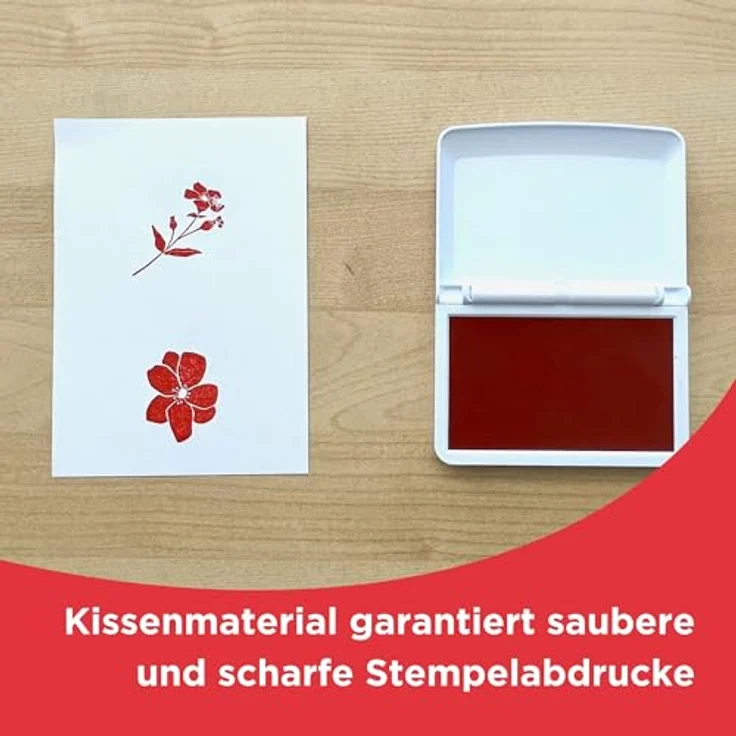 COLOP Stempel Make 1, 10,1 cm x 7,5 cm, Stempelfläche ca. 9,0 x 5,3 cm, auf Wasserbasis, blau – Bild 4