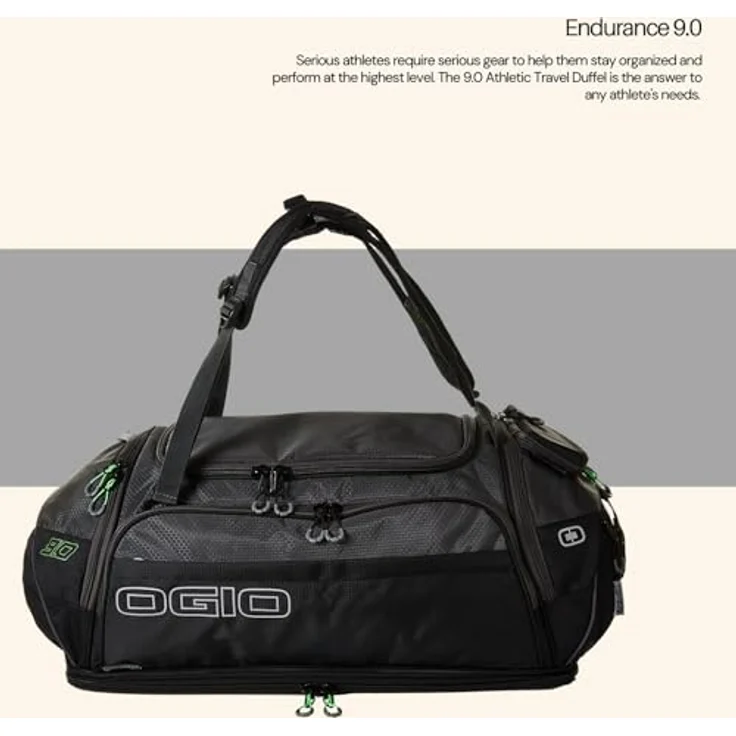Ogio Reisetasche 9 0 GYM Black Grey – Bild 6