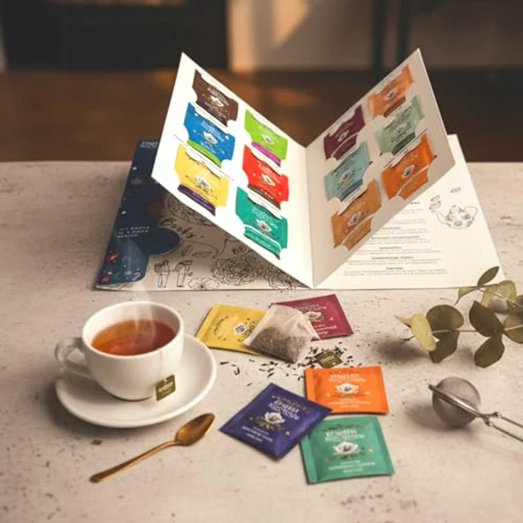 English Tea Shop ETS - Tee Adventskalender "Feel Good", 24 Bio Tees mit Weihnachtsgeschichte und Lesezeichen – Bild 4