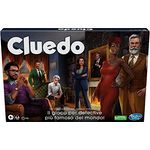 Hasbro Gaming Cluedo Classico Refresh, Mysteriums- und Ermittlungsspiel für Kinder ab 8 Jahren, 2-6 Spieler, mit verbesserten Spielkomponenten
