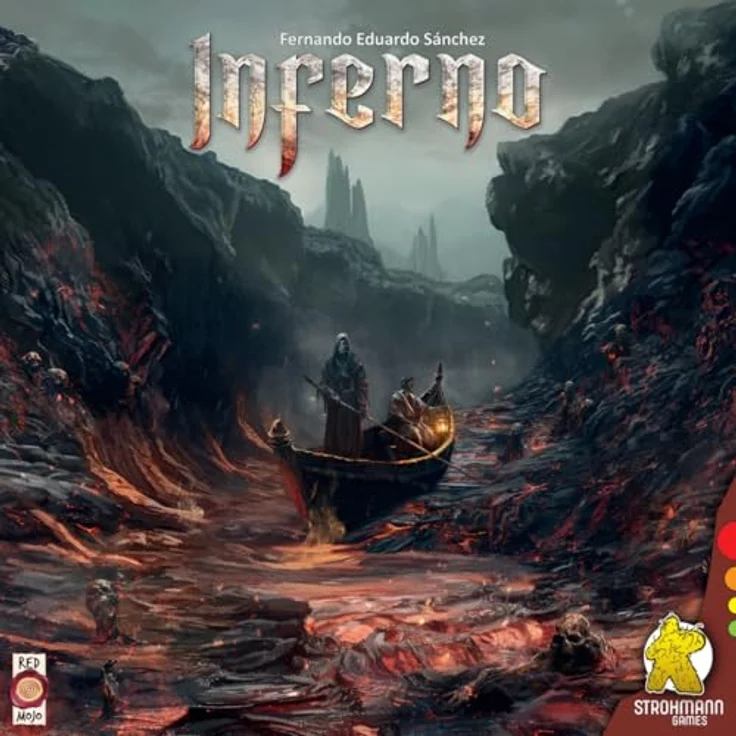 Strohmann Games Inferno Expertenspiel Brettspiel, 1-4 Spieler, ab 14+ Jahren, 120 Minuten, Deutsch – Bild 2