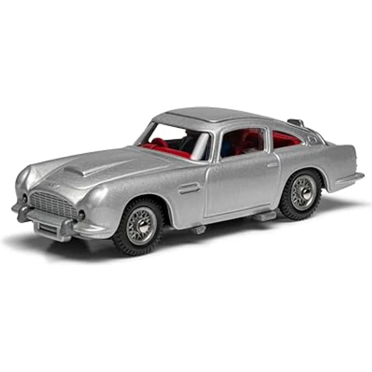 Corgi RT26101S James Bond Aston Martin DB5, silbernes Druckgussmodell mit detaillierter Fahrzeugnachbildung – Bild 5