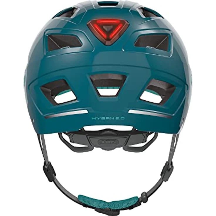 ABUS HYBAN 2.0 Fahrradhelm, Grün (core Green), M – Bild 3