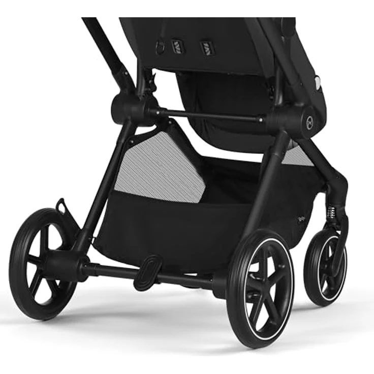 Cybex Eos Basic 3-in-1 Kombikinderwagen Schwarz mit Adapter + Aton B2 I-Size Autositz Lava Grau, leicht und wendig, für urbane Nutzung – Bild 5