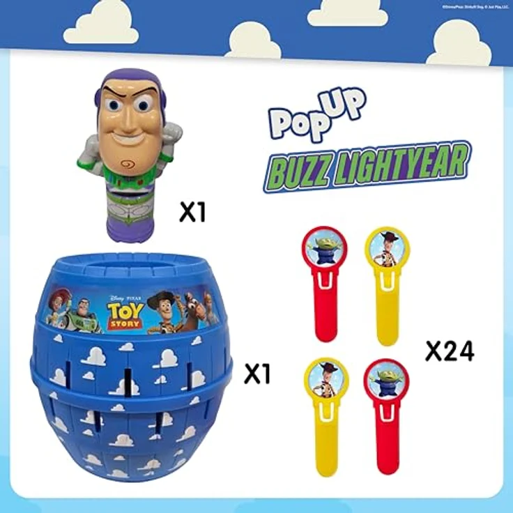 Tomy Disney Pixar Toy Story - Pop Up Buzz Lightyear, Brettspiel für 2-4 Spieler, geeignet ab 4 Jahren – Bild 6