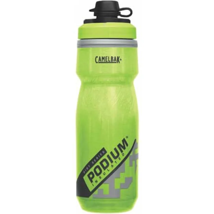 Camelbak Podium Chill Dirt Series 620ml Lime, Größe 620 ml - Becher & Trinkflaschen, Farbe Grün – Bild 2