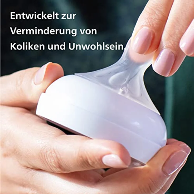 Philips Avent Natural Response Babyflasche – 2 x 125 ml Baby-Milchflasche für Neugeborene und älter, BPA-frei, 0+ Monate (Modell SCY900/02) - Preisvergleich – Bild 6