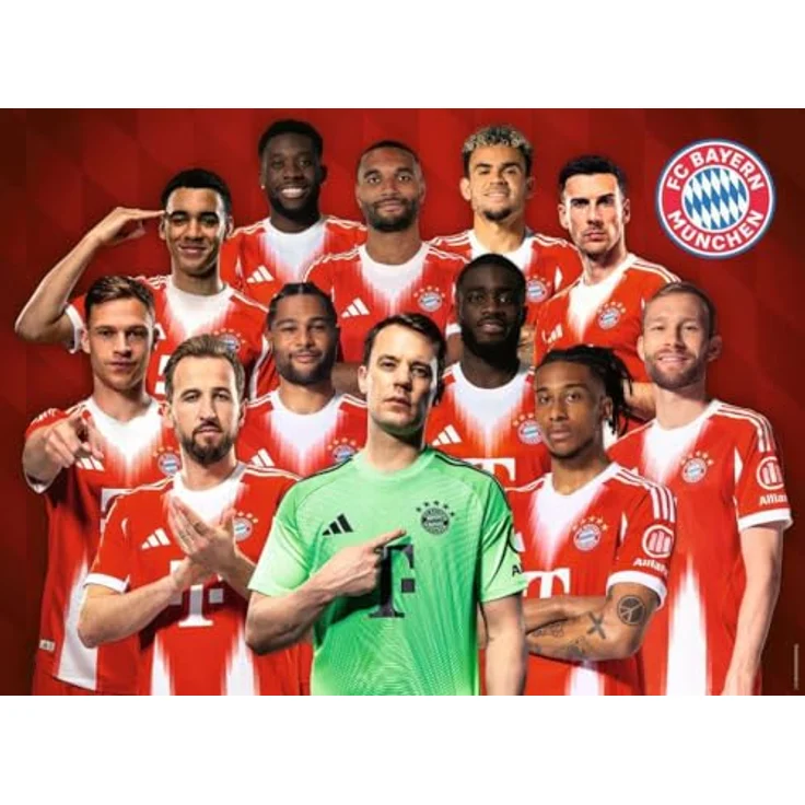 Ravensburger Kinderpuzzle 12004146 FC Bayern München Saison 2025/2026, 300 Teile im XXL-Format für Kinder ab 9 Jahren – Bild 2