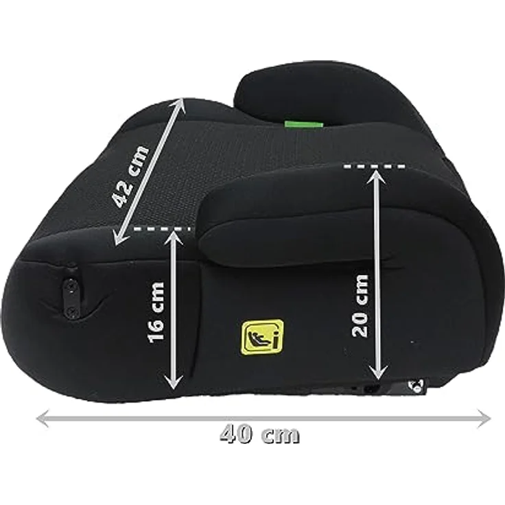 Titaniumbaby Titanium Baby Booster Isofix Tano i, Autokindersitz Zubehör für Kinder 125 - 150 cm, Schwarz – Bild 5