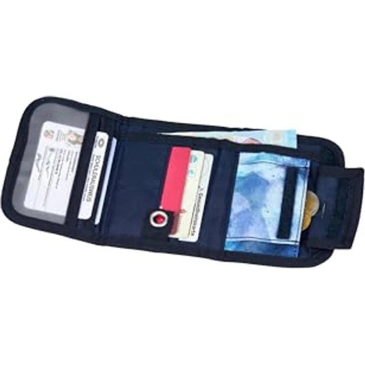 Satch Geldbörse Geldbeutel (Portemonnaie), Inklusive Kartenfach, Wasser- und schmutzabweisend, Polyester (recycled), schwarz – Bild 3