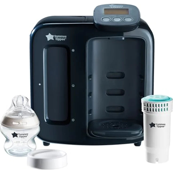 Tommee Tippee Perfect Prep Day & Night, Flaschenzubereiter mit digitalem Display und verstellbarer Lautstärke, schwarz – Bild 2