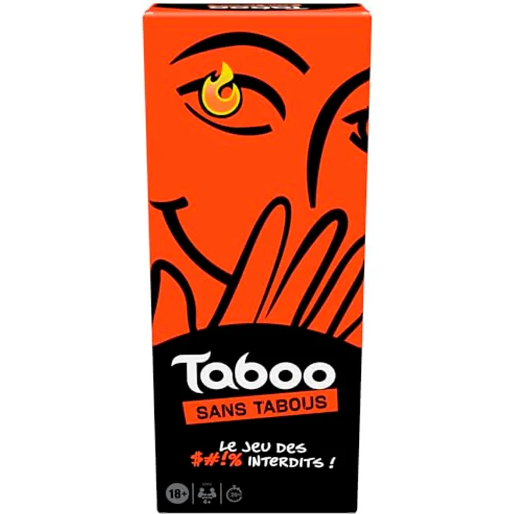 Hasbro Gaming Taboo ohne Tabos, Gesellschaftsspiel für Erwachsene, ohne Zensur, ideales Gruppenspiel für ab 18 Jahre – Bild 1