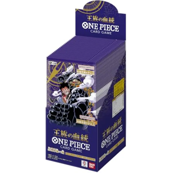 Bandai One Piece Card Game OP10 Royal Blood Booster Display, 24 Boosterpacks, japanisch, Dressrosa-Saga mit seltenen Karten