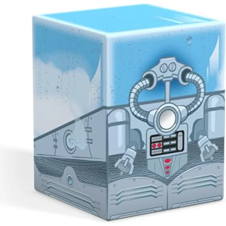 Squaroes Squaroe Batman: Gotham City GC010 - Mr. Freeze, Sammelbox für 100 Spielkarten, hergestellt aus 78% erneuerbaren Rohstoffen – Bild 3