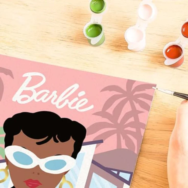 Ravensburger CreArt Malen nach Zahlen, Barbie 1959, für Erwachsene, inklusive fertig gemischter Acrylfarben, Made in Europe – Bild 6