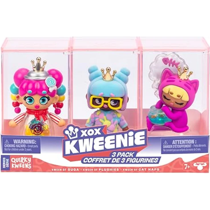Moose XOX KWEENIE Quirky, Gelenkige Figur für kreative Rollenspiele, 13 cm Mädchen, aus hochwertigem ABS-Kunststoff – Bild 1