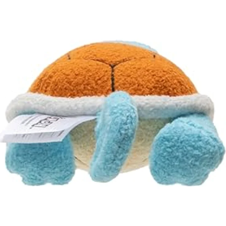 Jazwares Pokémon Schlafende Plüschfigur Schiggy, 12 cm, super weich und perfekt zum Kuscheln – Bild 7