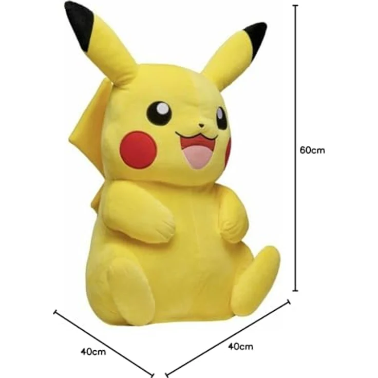 Pokémon Plush Extra Large Pikachu 60 cm – Bild 3