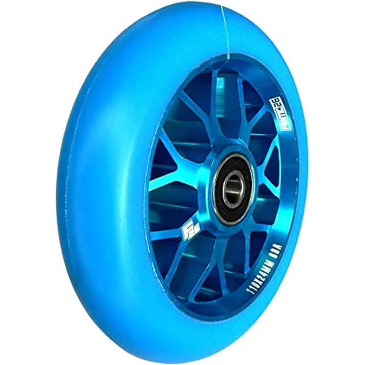 Fantic26 Stuntscooter Fantic26 Spy7 Stunt-Scooter Rolle 110mm Abec11 Türkis/Türkis, Aluminiumlegierung 6061, CNC gefräst – Bild 5