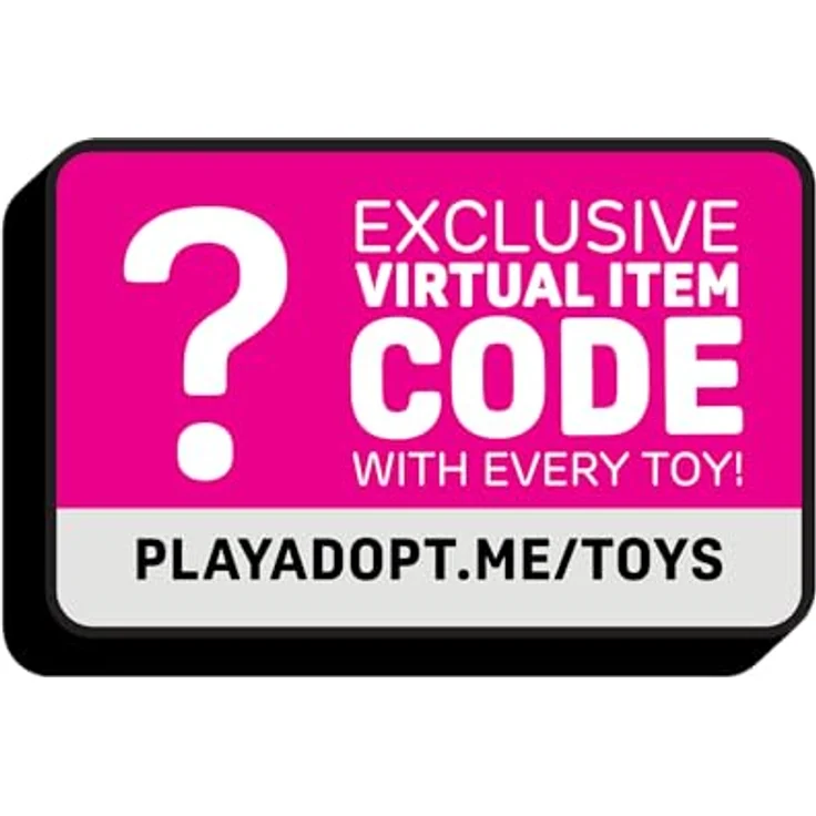 Jazwares Adopt Me! Plüschfigur Pig, 20 cm Sammelfigur mit exklusivem Virtual Item Code – Bild 4